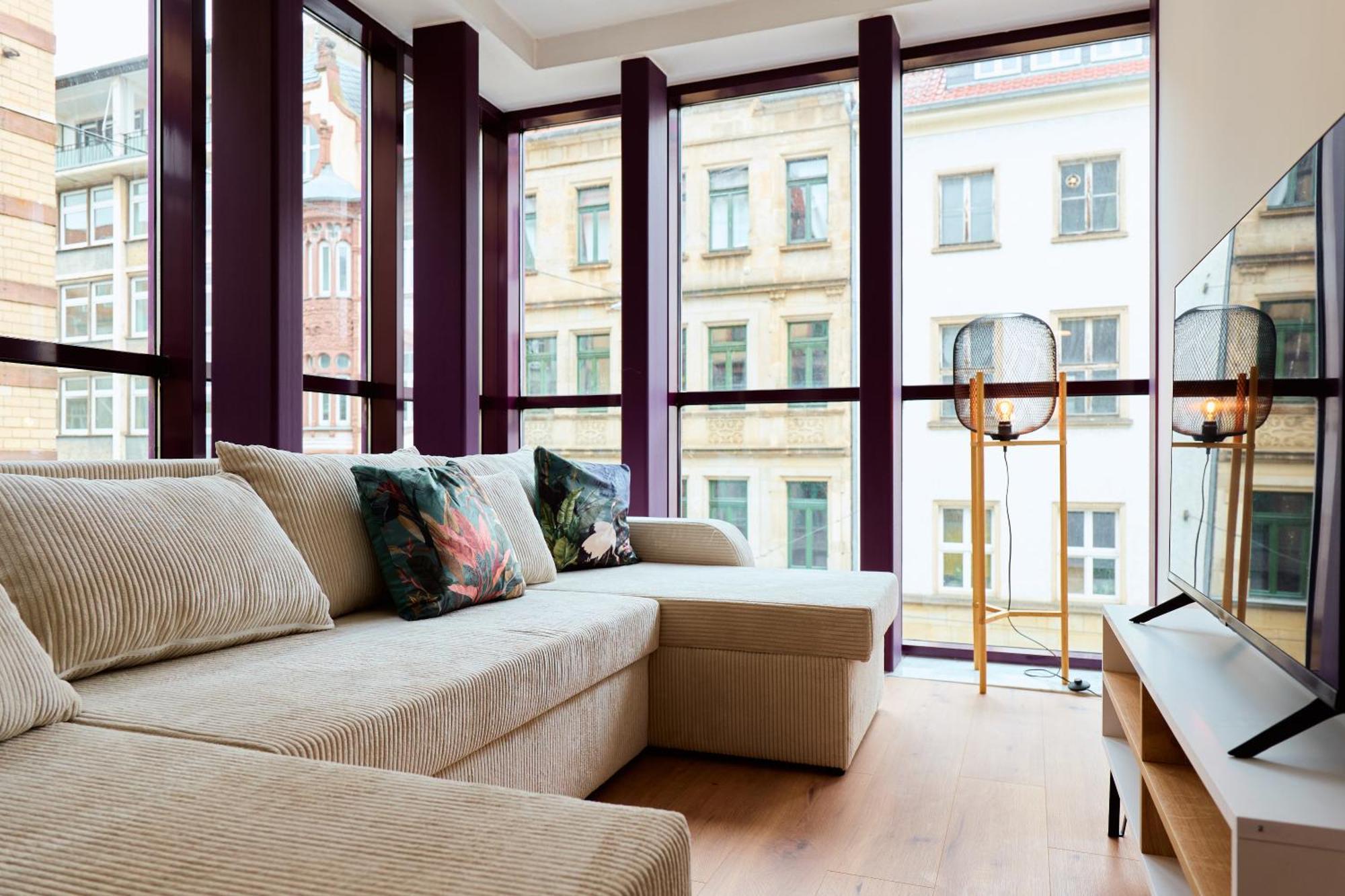 Stylisches Apartment I Fahrstuhl I Bahnhofsnah Ерфурт Екстериор снимка